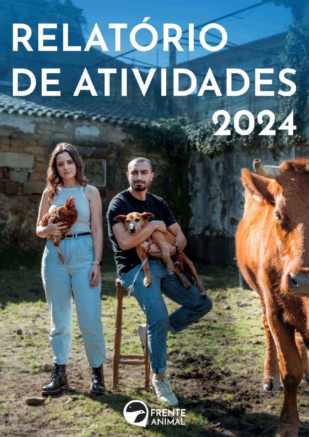 Capa do Relatório de Actividades 2024 da Frente Animal
